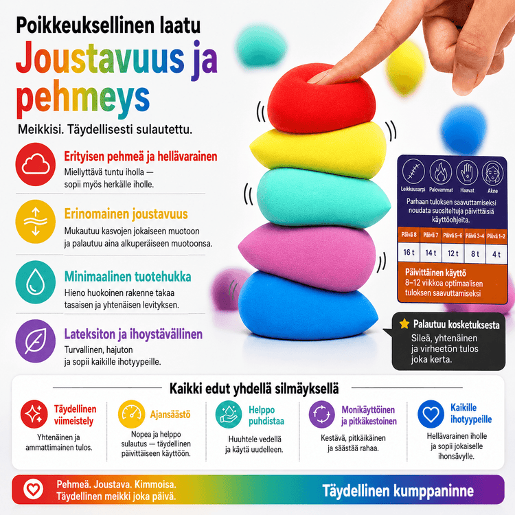 Meikkisieni – vedenkestävä Beauty Blender | Lateksiton